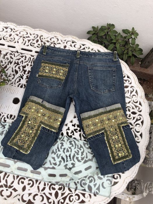 Calcas de ganga comaplicacoes