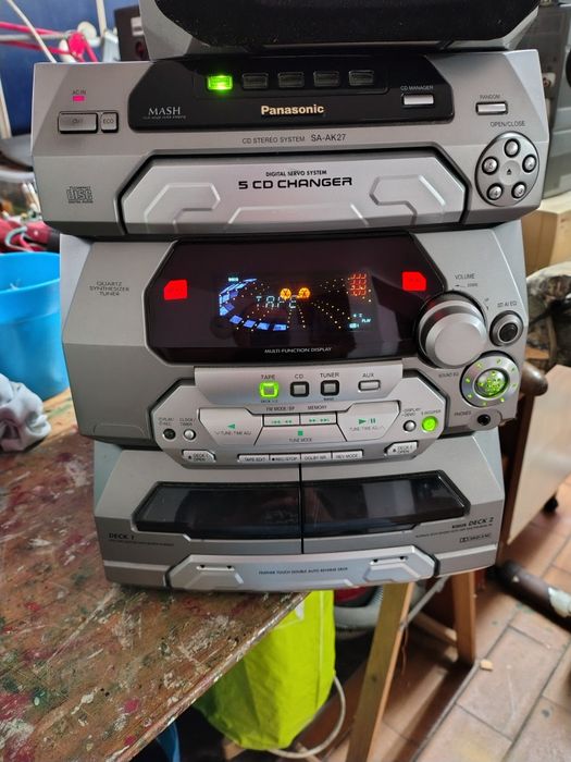 Aparelhagem Panasonic SA ak27 vintage anos 90