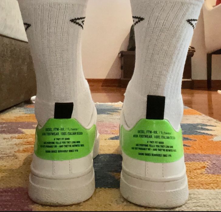 Sapatilhas Diesel em pele