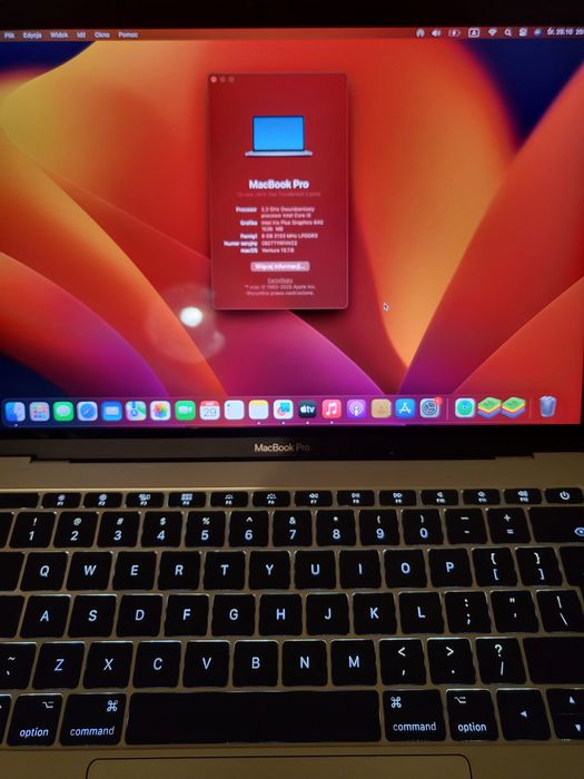 Mcbook pro 13" 2017 stan idealny