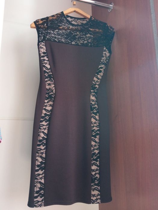 Платье тёмно-коричневое