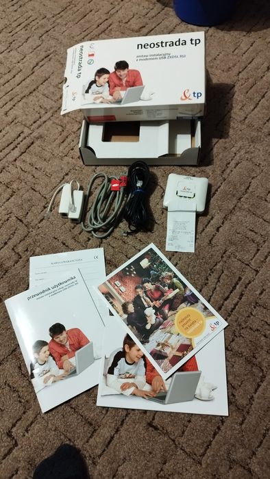 Modem router wifi td-w8950n oraz modem zxdsl 852