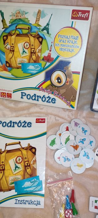 Gra Podróże Akcja Edukacja Trefl Gra edukacyjna