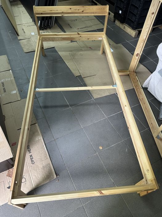 Łóżko drewniane ikea 90x200 neiden