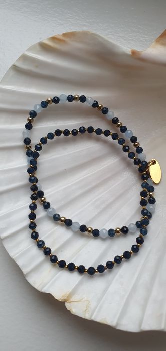 Komplet 4 bransoletek z kamieni naturalnych