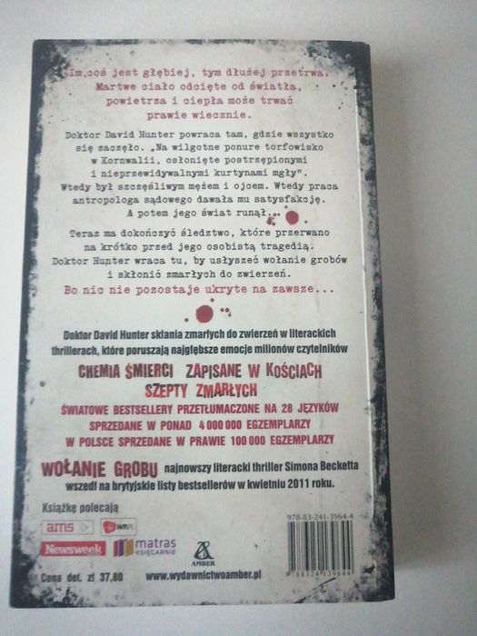 Simon Beckett Wołanie grobu