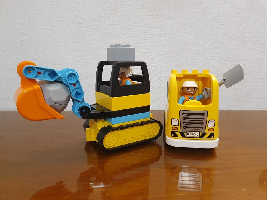 Lego duplo koparka+wywrotka