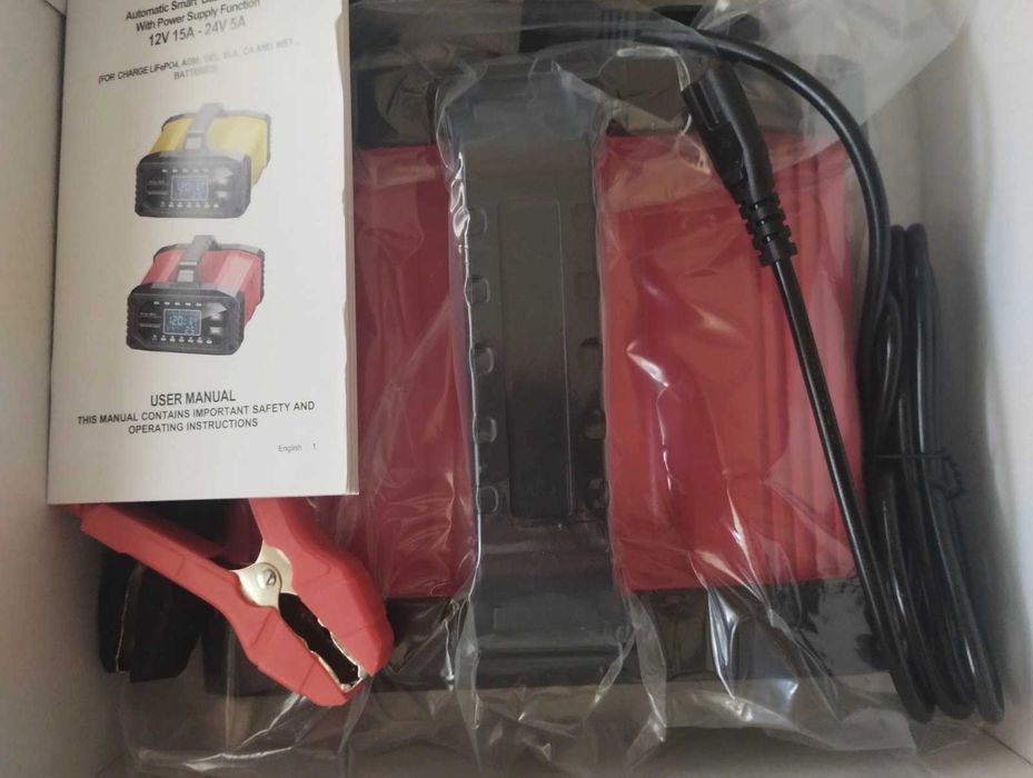 Зарядний пристрій FOXSUR FAC-150 12V/15A, 24V/5A, LiFePO4, AGM, GEL