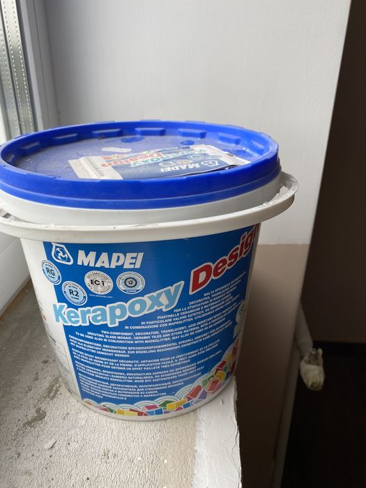 Фуга затирка эпоксидная для швов Mapei 136 3 кг затирка епоксидна
