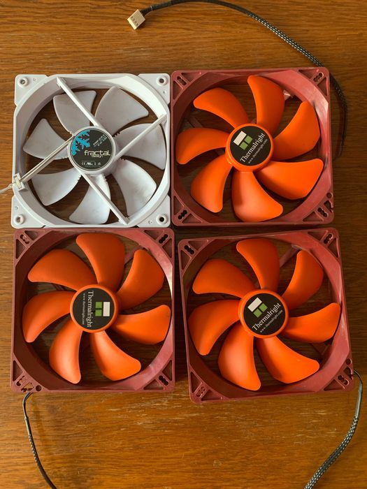 Вентилятори 120/140мм Noctua / be quiet / Corsair / Fractal design