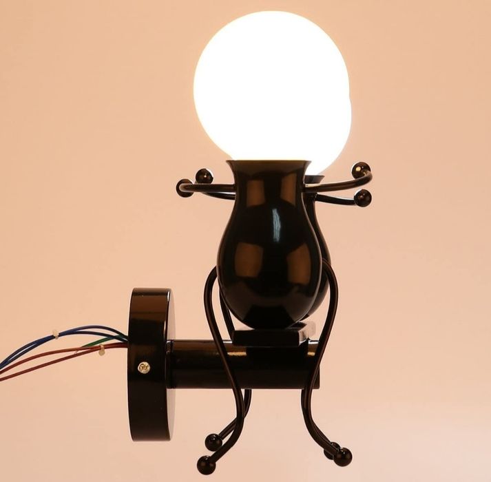 Humanoid kreatywna lampa kinkiet
