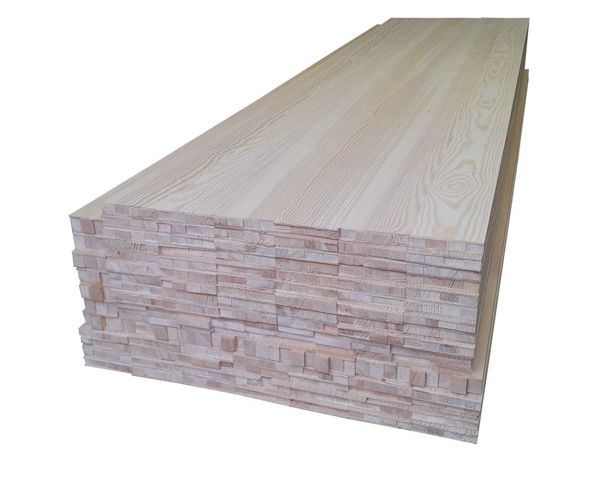 Płyta sosnowa obłogowana, klejonka.