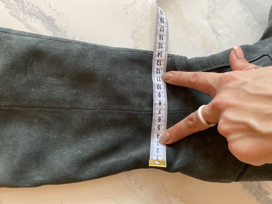 Сапоги черевики ботфорти натуральний замш