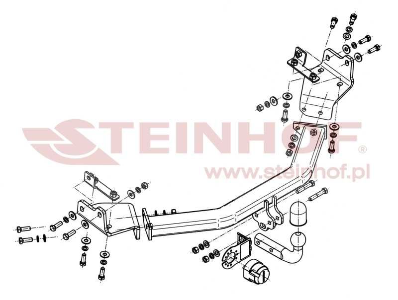 HAK HOLOWNICZY do Dodge Journey oraz Fiat Freemont P