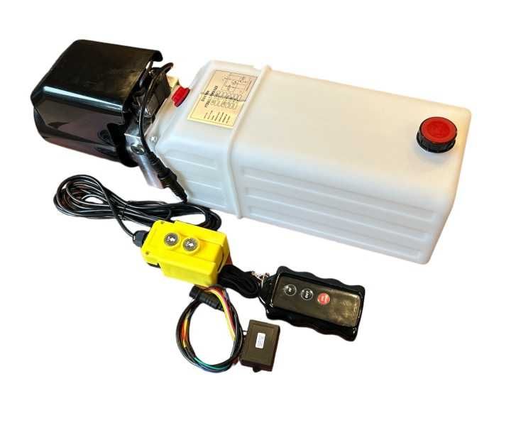 Pompa hydrauliczna wywrotki wywrotu 12V 2KW plus pilot bezprzewodowy
