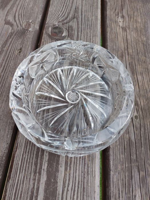 Popielniczka kryształowa popielnica