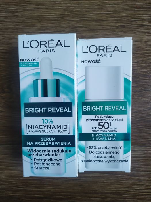 Zestaw kremów L'Oreal bright reveal