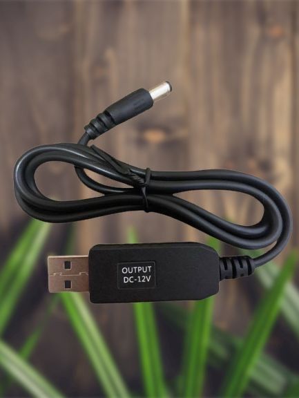 USB кабель живлення для роутера DC 12V інтернет без світла