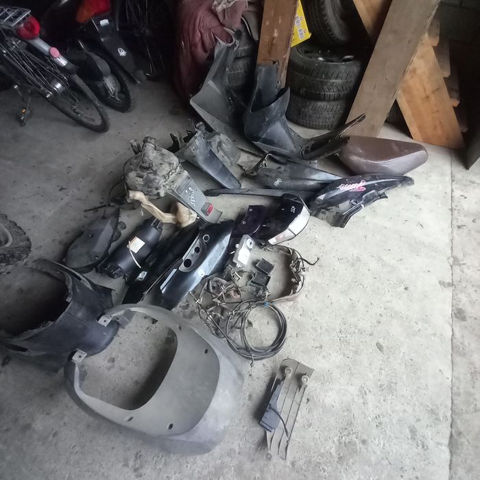 Пласмаса скутер Сузукі летс 2,Сепія