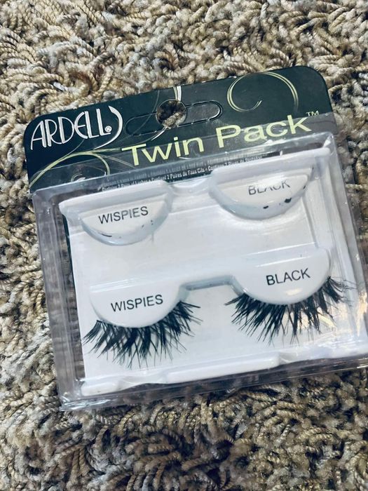 Sztuczne rzesy na pasku ardell twin pack wispies black