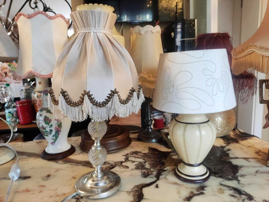 kolekcjonerska stara lampka / lampa śliczności za grosze