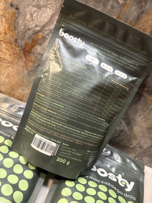 Boosty 3 x 200 g + butelka