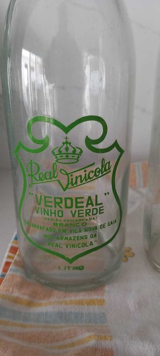 Lote garrafas serigrafadas 1lt vintage