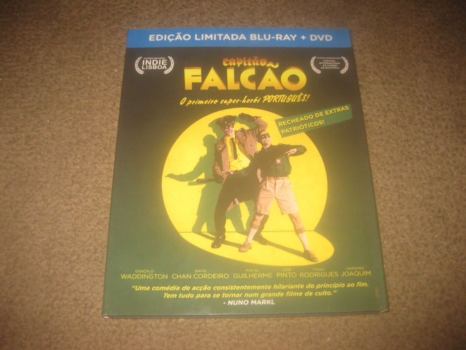 "Capitão Falcão" Edição Especial e Limitada DVD+Blu-Ray e em Slidepack