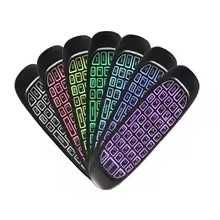 Teclado Sem Fio Air Mouse 2.4GRF 7 Cores Backlight (NOVO)