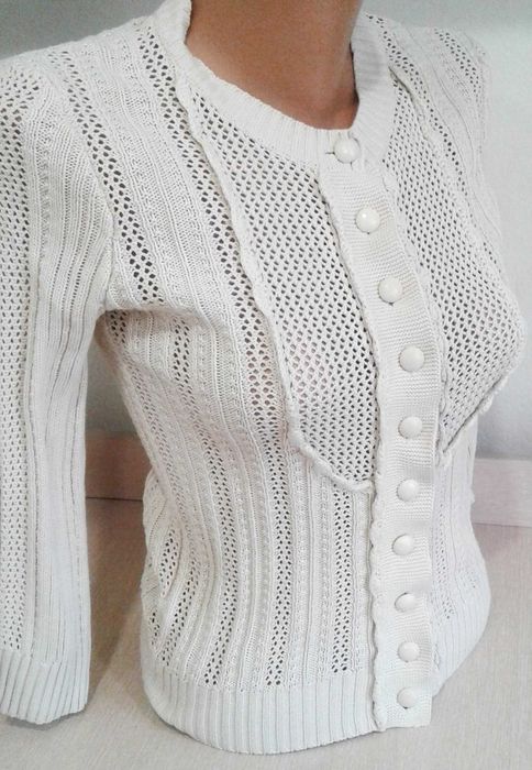 Кофта трикотажна на гудзиках р.42 (укр), піджак жіночий р.40-42 укр