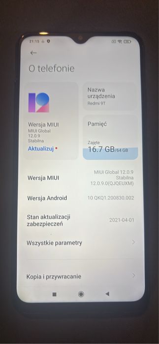 Xiaomi redmi 9t   4/64 gb