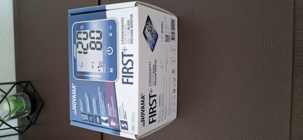Nowy ciśnieniomierz naramienny NOVAMA FIRST+ ZASILACZ USB EKRANXXL