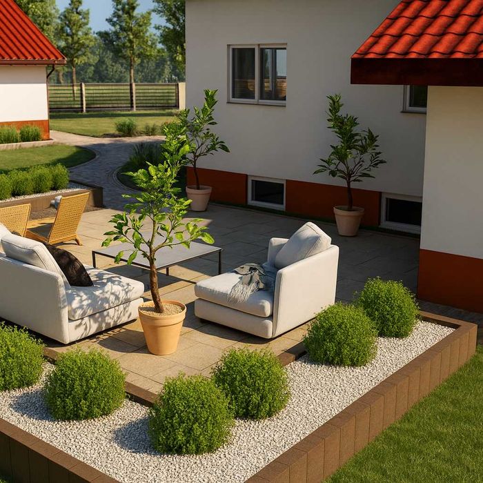 Profesjonalny projekt kostki i ogrodzenia 2D+3D – poprawki gratis 48h