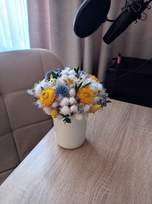 букет з сухоцвітів,сухоцветы,сухоцвіти,подарок