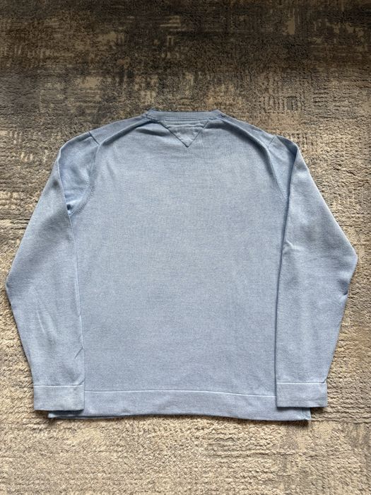 Sweter Tommy Hilfiger Baby Blue Small Logo Sweater Nowsza kolekcja 2020