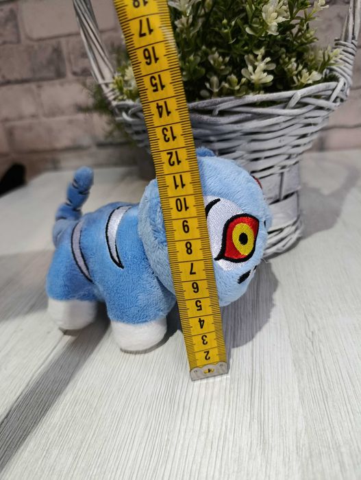 Derpy niebieski kot kotek tygrys maskotka Demon Hunters Saja Boys blue