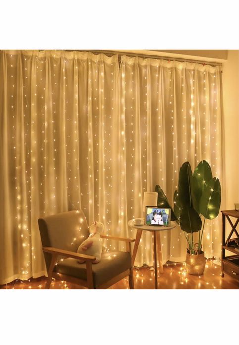 Гірлянда штора!!! 3/ 4 м.