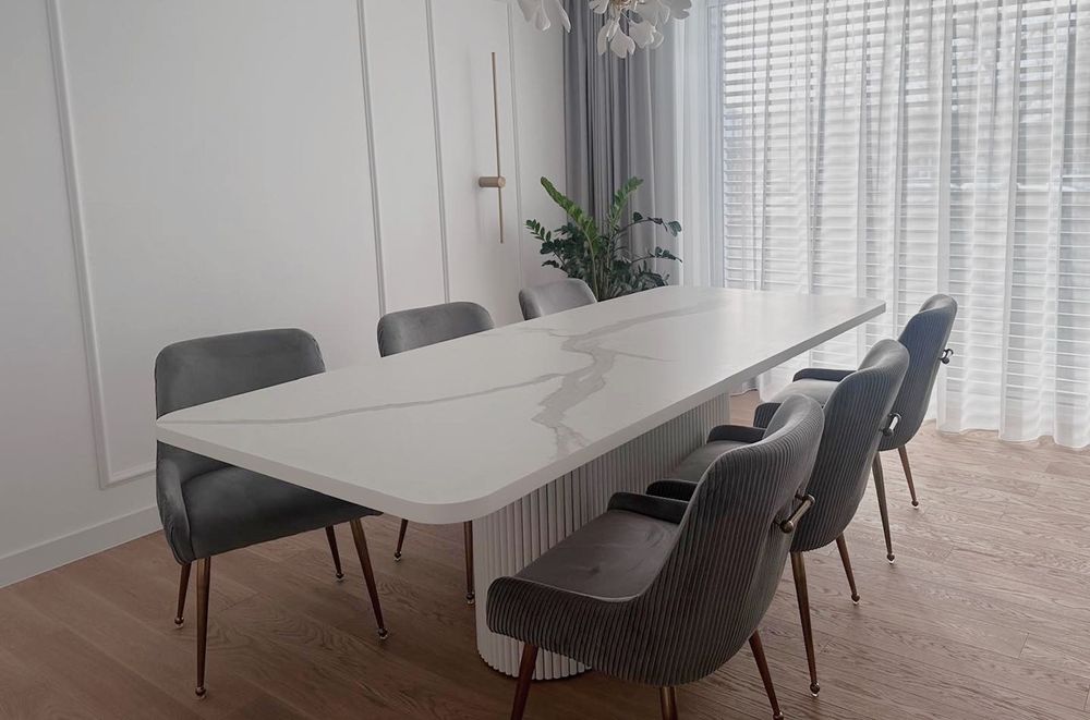 Stół marmur | spiek kwarcowy | nowoczesny | producent | na wymiar