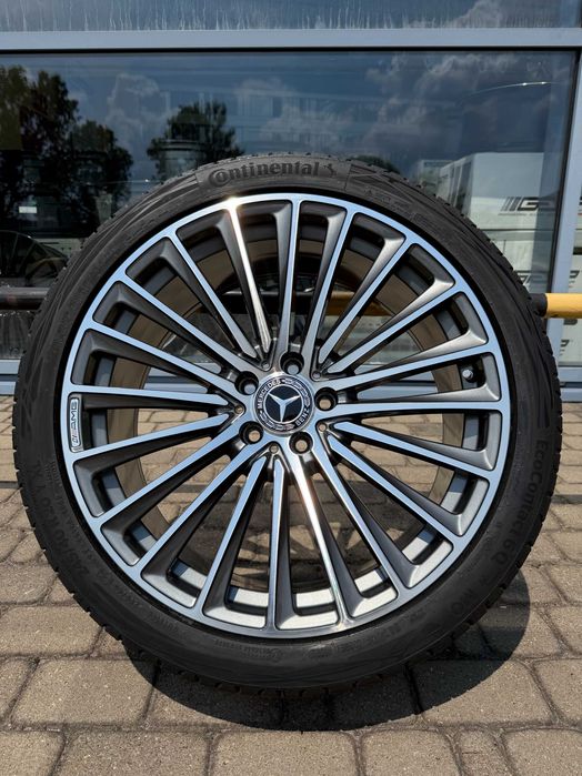 Nowe koła zimowe Mercedes 18 cali klasa E 214 grafitowo srebrne AMG