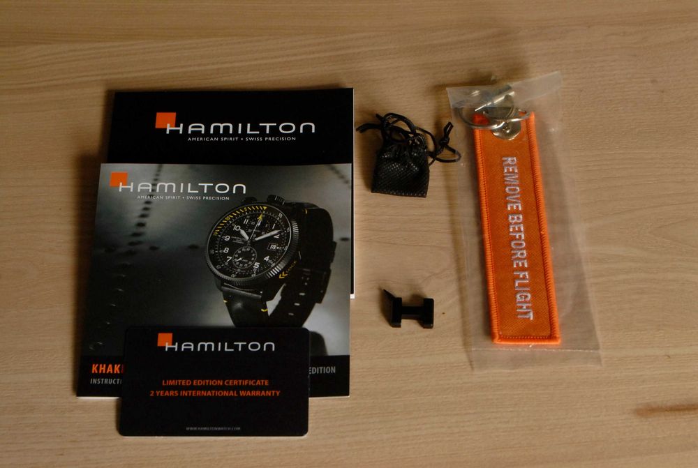 Hamilton Khaki Pilot TakeOff AutoChrono - jak nowy