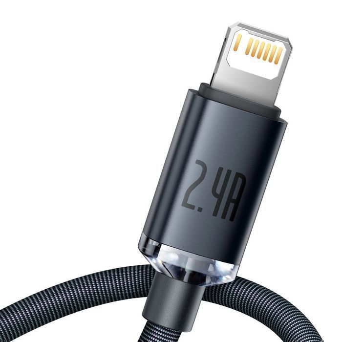 Baseus kabel przewód USB Typ A - Lightning 2,4A 1,2m czarny