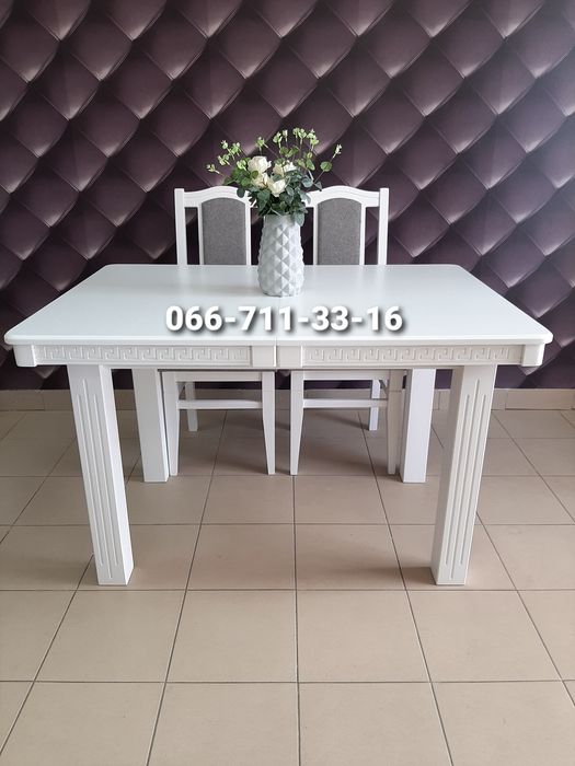 Стіл ЄВРОПА. Деревянный стол ЕВРОПА. Прямоугольный кухонный стол на че