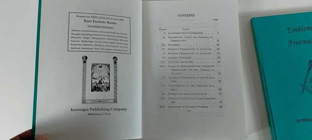 Lote 2 Livros Maçonaria Inglês: Albert Mackey & Arthur Edward Waite