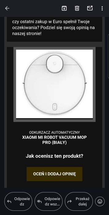 xiaomi mi robot vacuum mop pro biały