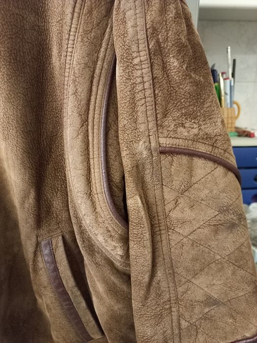 Blusão castanho para homem