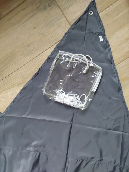 żagiel przeciwsłoneczny ogrodowy/ochraniacz trójkątny 3x360 cm