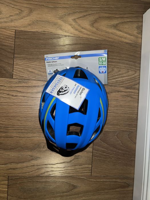 Kask Rowerowy Regulowany Fischer Urban Montis 52-59 s/m niebieski