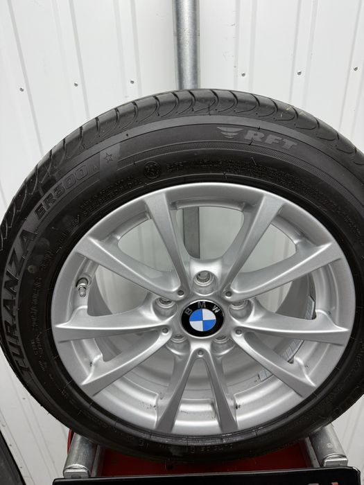 Felgi KOMPLET 5x120 16 cali BMW  F30 E46 E90 E87 E91 E47 OPONY LETNIE