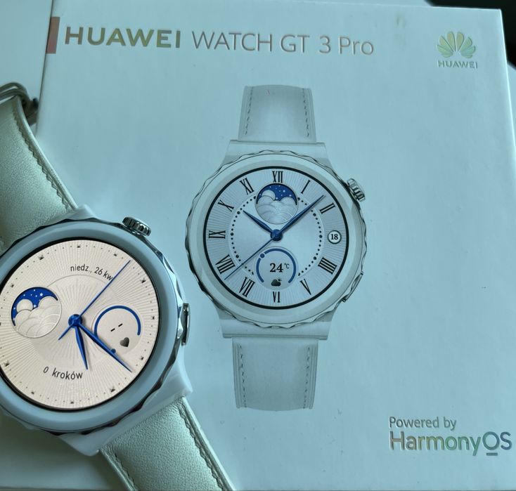 HUAWEI Watch GT3 Pro Classic 43mm Srebrno-biały