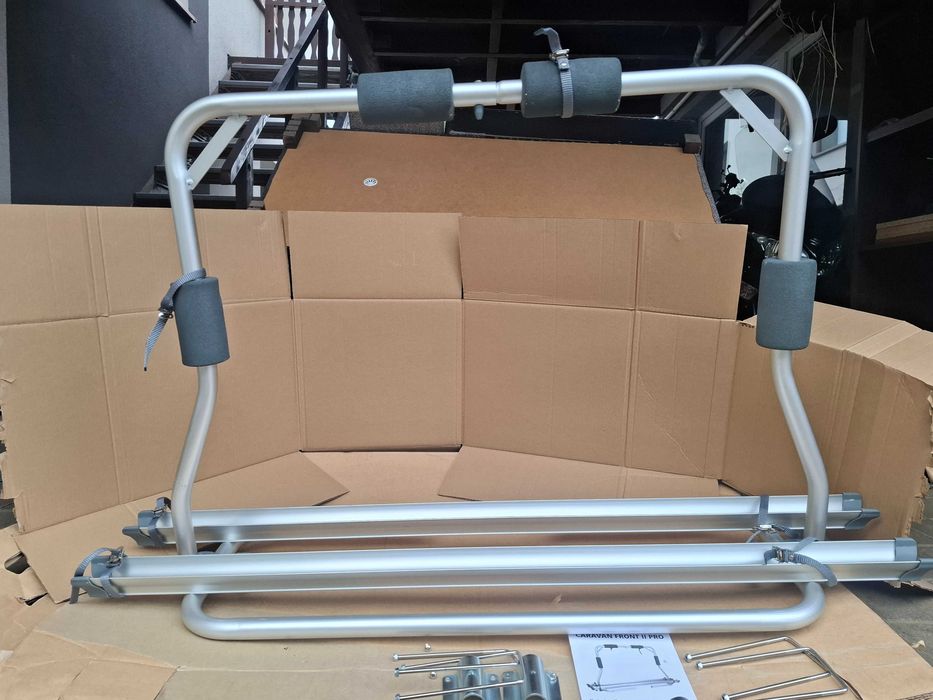 Bagażnik rowerowy do przyczepy kampingowej NOWY Komplet z przesyłką !!